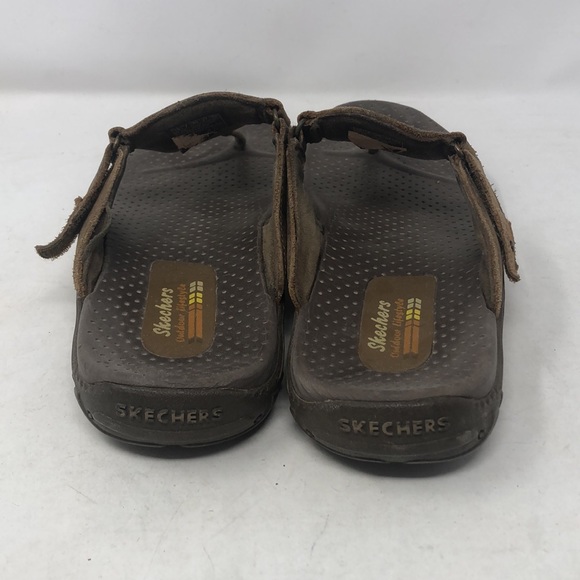 Skechers Raggae Sunshine Leather Flip Flop Sandals - Picture 5 of 11
